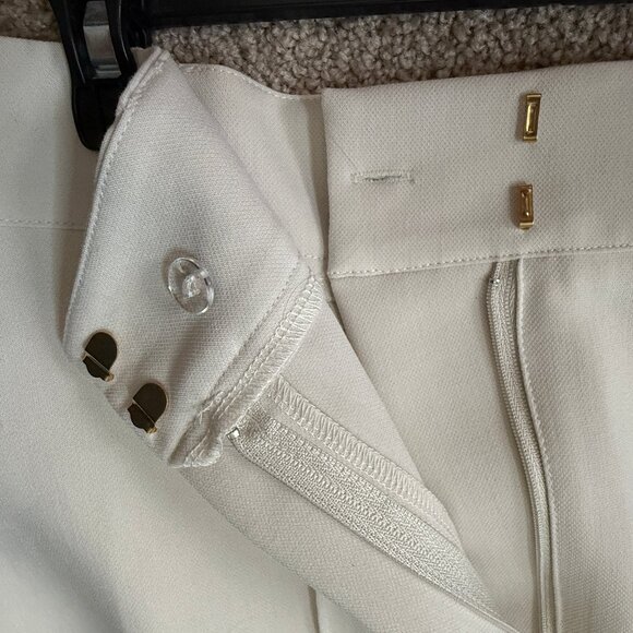 DISSH | Rowan Maxi skirt in Bone; back kick pleat; Size 8 - Picture 4 of 6